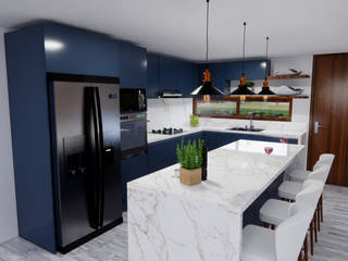 COCINA MODULAR, Arquydesign Arquydesign 모던스타일 와인 저장고 우드 우드 그레인