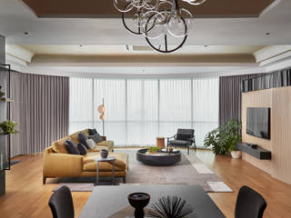 MP17 Apartment, BAMA BAMA Modern Living Room Wood Wood effect