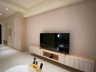 清新溫馨風簡約美宅, 德川名廚 x 系統家具 德川名廚 x 系統家具 Living room