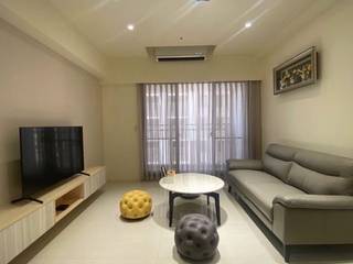 清新溫馨風簡約美宅, 德川名廚 x 系統家具 德川名廚 x 系統家具 Living room