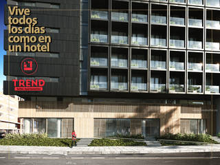 Trend Suites Apartamentos Bogotá , Grupo enobra Grupo enobra 테라스 주택 우드 우드 그레인