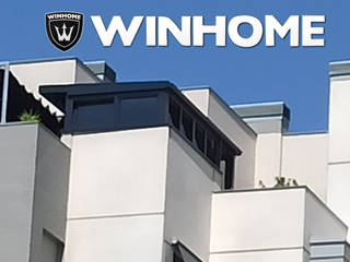 CERRAMIENTOS TERMICOS / WINTER GARDEN, WINHOME CERRAMIENTOS SL WINHOME CERRAMIENTOS SL Terrace Aluminium/Zinc