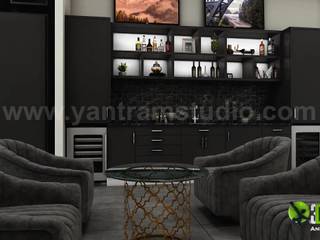 Architectural 3d Walkthrough of House with pool side view by architectural rendering studio, Ahmedabad, India, Yantram Architectural design studio Yantram Architectural design studio