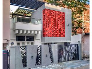 Residence at Malviyanagar Jaipur , Opame Architects Opame Architects Bungalows