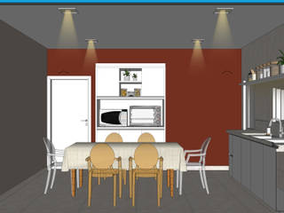 Cozinha Francineide, Janela Arquitetura Janela Arquitetura Кухня в стиле модерн