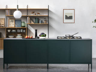 Cucina in acciaio ZEROGLOSS, C e D C e D مطبخ حديد