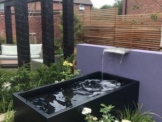 Sloped New-Build Plot to Relaxing Garden, Lush Garden Design Lush Garden Design Modern Garden