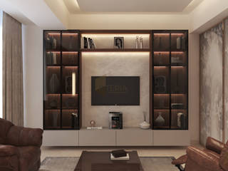 M3M Golf Estate, UK Interia Pvt Ltd UK Interia Pvt Ltd Salon moderne