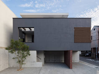 Terrace house, ソルト建築設計事務所 ソルト建築設計事務所 Casas modernas