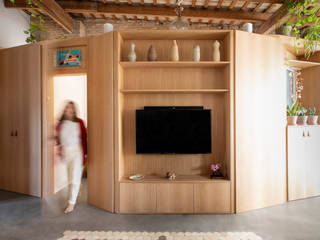 Vivienda en Patraix, tambori arquitectes tambori arquitectes Salas de estar modernas Madeira
