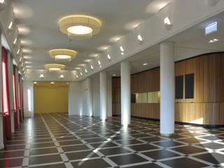 Foyer Kammermusiksaal - Stadthalle Mülheim, M.I.A. Müller. Innen. Architektur. M.I.A. Müller. Innen. Architektur. Spazi commerciali