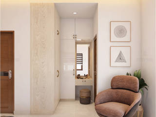 The best design of Bedroom & Bath area..., Monnaie Interiors Pvt Ltd Monnaie Interiors Pvt Ltd حديقة داخلية خشب Wood effect