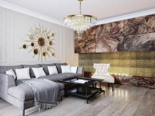 Maytoni - Dekorative Leuchten aus Münster zum Top-Preis, Skapetze Lichtmacher Skapetze Lichtmacher Moderne Wohnzimmer Aluminium/Zink Bernstein/Gold