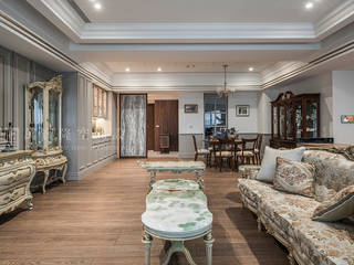 和興國際開發 │ 文華一品, SING萬寶隆空間設計 SING萬寶隆空間設計 Classic style living room