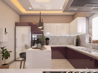 The perfect interior design for a kitchen..., Monnaie Interiors Pvt Ltd Monnaie Interiors Pvt Ltd Modern style kitchen