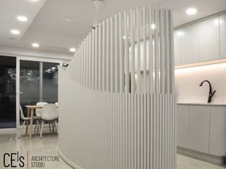 Florya Dr. Nuran Medical Clinic 2, CE's CE's Small kitchens MDF Grey