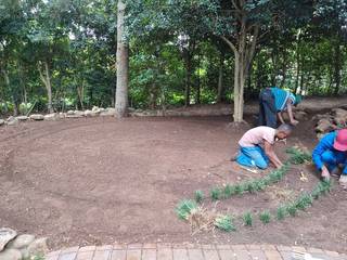 LABYRINTH at a reflexology studio in hillcrest, Paul's Plantscapes Landscapes Paul's Plantscapes Landscapes حديقة