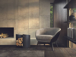 I 5 articoli per l'angolo fuoco: I più amati per il fuoco, Limac Design Limac Design Modern living room Black