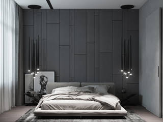 РУБЛЕВСКОЕ ПРЕДМЕСТЬЕ, Yurov Interiors Yurov Interiors Dormitorios minimalistas