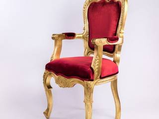 fauteuil baroque, Deco Privé by 126 Events Deco Privé by 126 Events ห้องทานข้าว ไม้ Wood effect