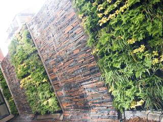 Retirement Village - Dining Area Vertical Garden and Waterfall, Modiwall Vertical Gardens Modiwall Vertical Gardens Commercial spaces