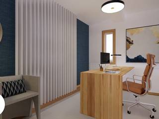 Projeto - Design de Interiores - Escritório AE, Areabranca Areabranca Study/officeDesks