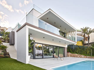 CASA PR, GUILLEM CARRERA arquitecte GUILLEM CARRERA arquitecte منزل عائلي صغير أسمنت