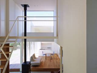 寺前の家-teramae, 空間建築-傳 空間建築-傳 Stairs Iron/Steel White