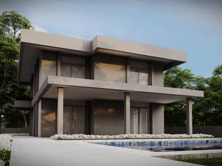 Bodrum Villa - Avan Proje - 3D Mimari Görselleştirme, Hakan Özerdem - Mimari Proje Tasarım ve 3D Mimari Görselleştirme Hakan Özerdem - Mimari Proje Tasarım ve 3D Mimari Görselleştirme Вилла