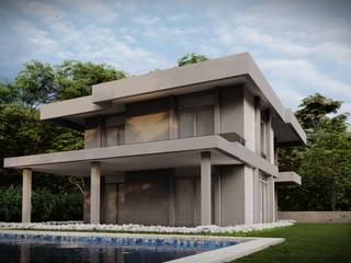 Bodrum Villa - Avan Proje - 3D Mimari Görselleştirme, Hakan Özerdem - Mimari Proje Tasarım ve 3D Mimari Görselleştirme Hakan Özerdem - Mimari Proje Tasarım ve 3D Mimari Görselleştirme فيلا