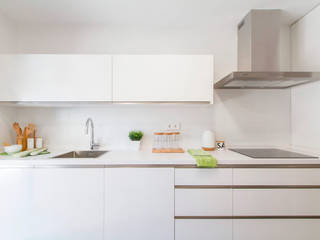 Show flat in real estate development, Pino el don de vivir - cocinas y baños Pino el don de vivir - cocinas y baños Modern kitchen