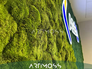 Agesa Yosun Duvar Uygulaması, Dikey Bahçe & Yosun Duvar - Art Wall Moss Dikey Bahçe & Yosun Duvar - Art Wall Moss Mediterranean walls & floors