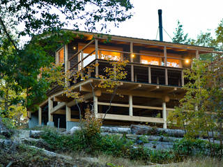 風の森の土壁, 水野設計室 水野設計室 Casas de madera Madera Acabado en madera