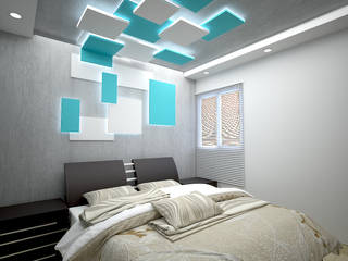 DISEÑO INTERIOR , Studio Conceptual ARQUITECT Studio Conceptual ARQUITECT Small bedroom MDF