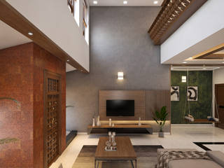 Best Interior design areas, Monnaie Interiors Pvt Ltd Monnaie Interiors Pvt Ltd モダンデザインの リビング 木 木目調