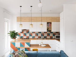 Casa Cromatica, Studio gamp! Studio gamp! Modern style kitchen
