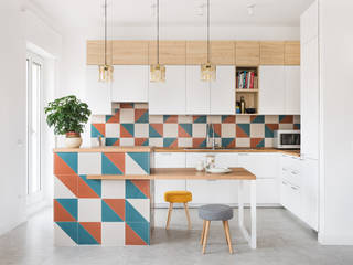 Casa Cromatica, Studio gamp! Studio gamp! Modern style kitchen