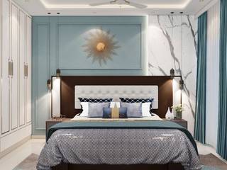 Bed Room Interior Designer , VINTECH INTERIORS PRIVATE LIMITED VINTECH INTERIORS PRIVATE LIMITED Quartos pequenos Mármore