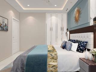 Bed Room Interior Designer , VINTECH INTERIORS PRIVATE LIMITED VINTECH INTERIORS PRIVATE LIMITED Quartos campestres Tijolo