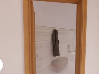 Projeto - Design de Interiores - WC Serviço AH, Areabranca Areabranca 現代浴室設計點子、靈感&圖片