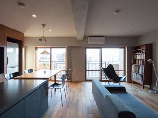 HOUSE O Renovation, ソルト建築設計事務所 ソルト建築設計事務所 Salas modernas