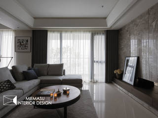 星空樹 / Star Tree, 域見室所設計 MIEMASU INTERIOR DESIGN 域見室所設計 MIEMASU INTERIOR DESIGN Salas de estilo moderno