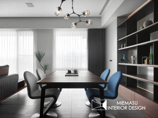 高過岸 / Residential K, 域見室所設計 MIEMASU INTERIOR DESIGN 域見室所設計 MIEMASU INTERIOR DESIGN Comedores modernos