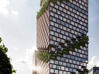 External visualization of a New York skyscraper, Render Vision Render Vision