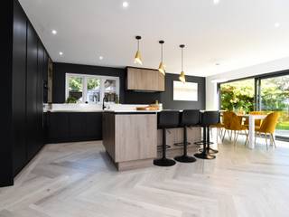 Stubbington, Kitchen Living Kitchen Living Cocinas de estilo moderno