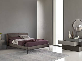 Gemütliches Design Bett Dorian, Livarea Livarea Phòng ngủ phong cách tối giản