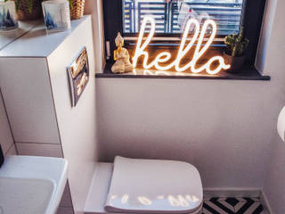 Dekoracje do łazienki - świecące Ledony, Ledon Design Ledon Design Banheiros clássicos