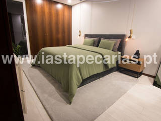 Casa Particular, Vila do Conde, IAS Tapeçarias IAS Tapeçarias Kamar Tidur Modern Tekstil Amber/Gold