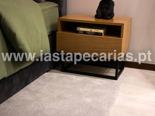 Casa Particular, Vila do Conde, IAS Tapeçarias IAS Tapeçarias Modern style bedroom Textile Amber/Gold