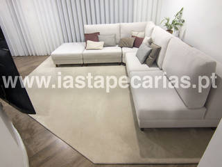 Casa Particular, Valongo, IAS Tapeçarias IAS Tapeçarias Salas modernas Textil Ámbar/Dorado